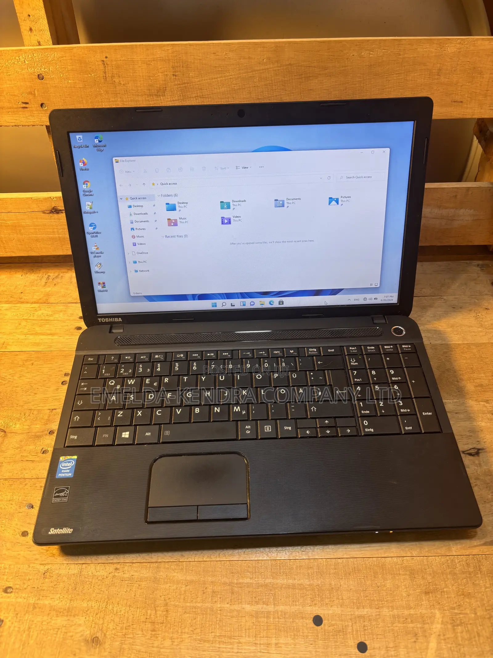 Laptop Toshiba Satellite C50A 8GB Intel HDD 320GB