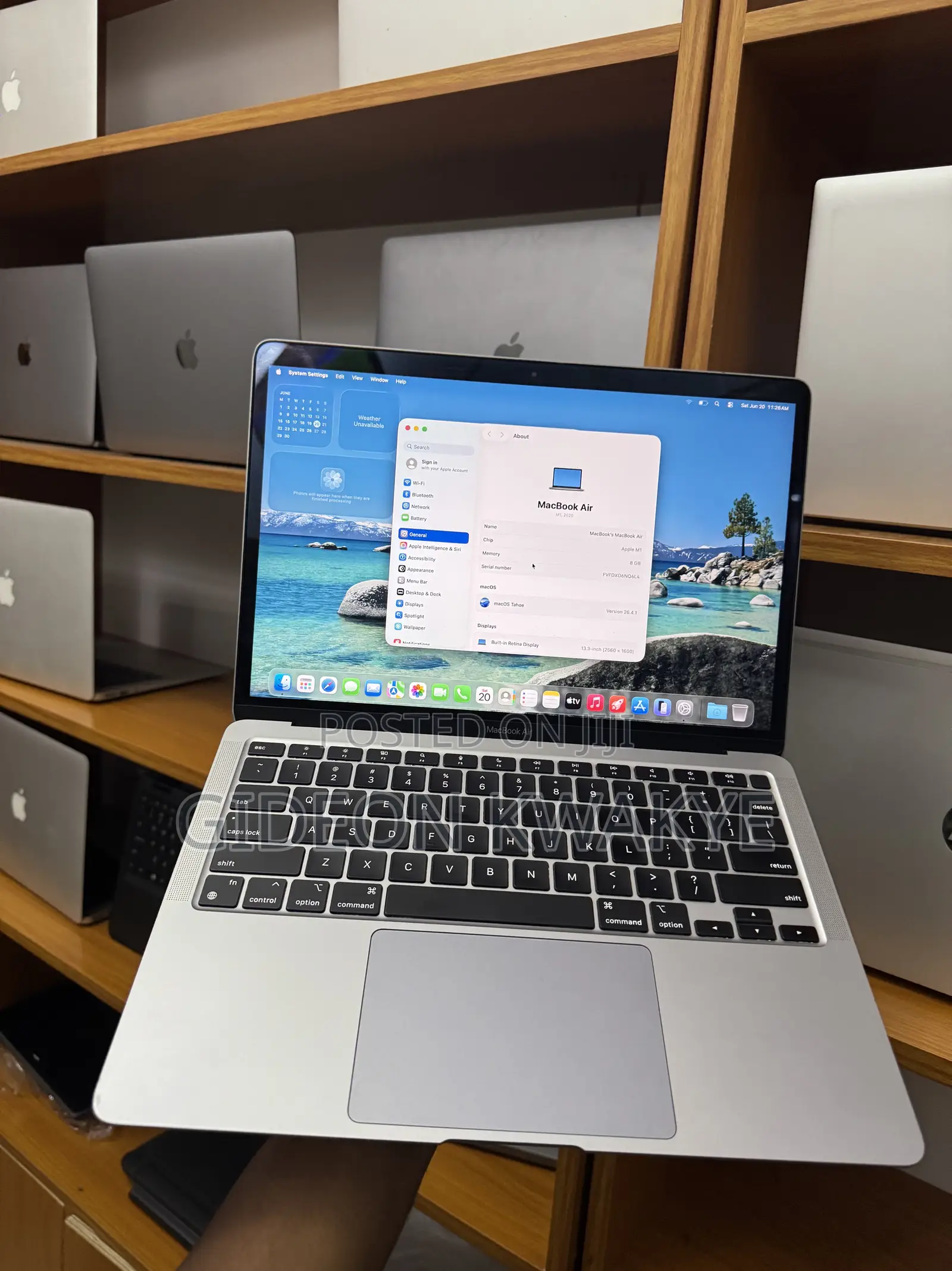 Laptop Apple MacBook Air 8GB Intel Core M SSD 256GB
