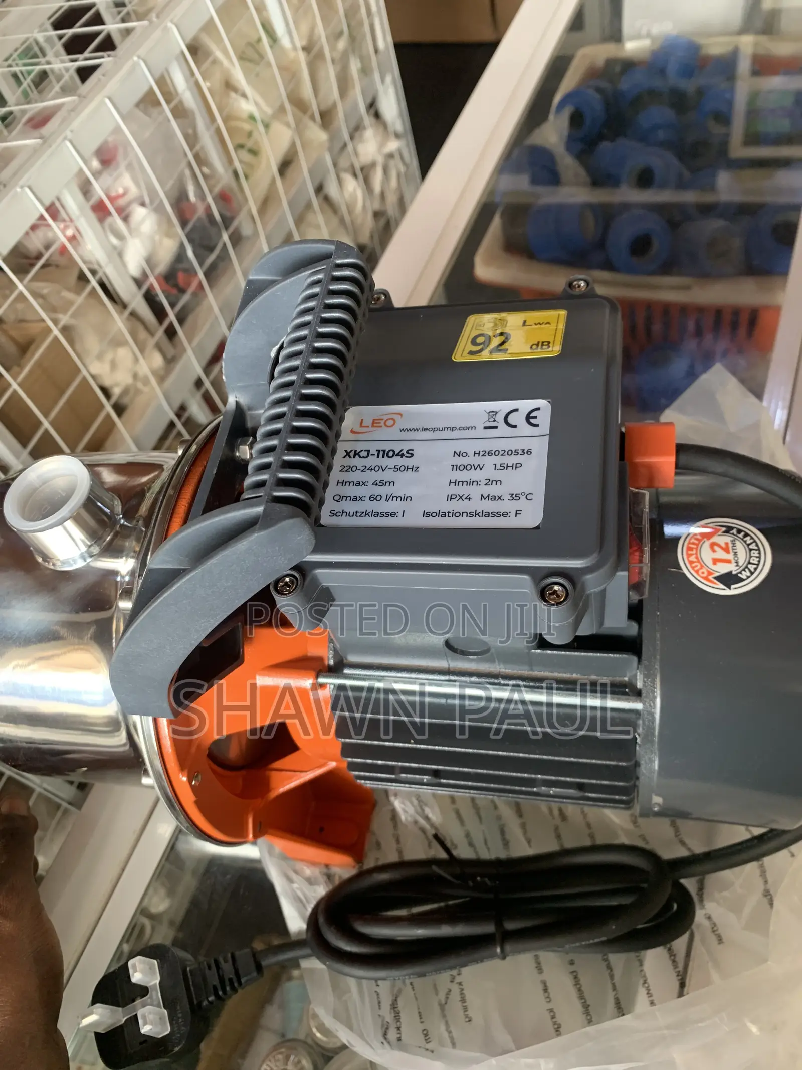 Leo Xkj-1104s Automatic Pressure Booster Pump (1.5hp)