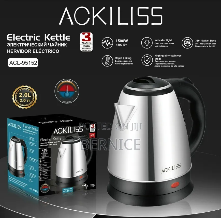 Electric Kettle Combo – Raf Achilles Stainless Steel Kettles