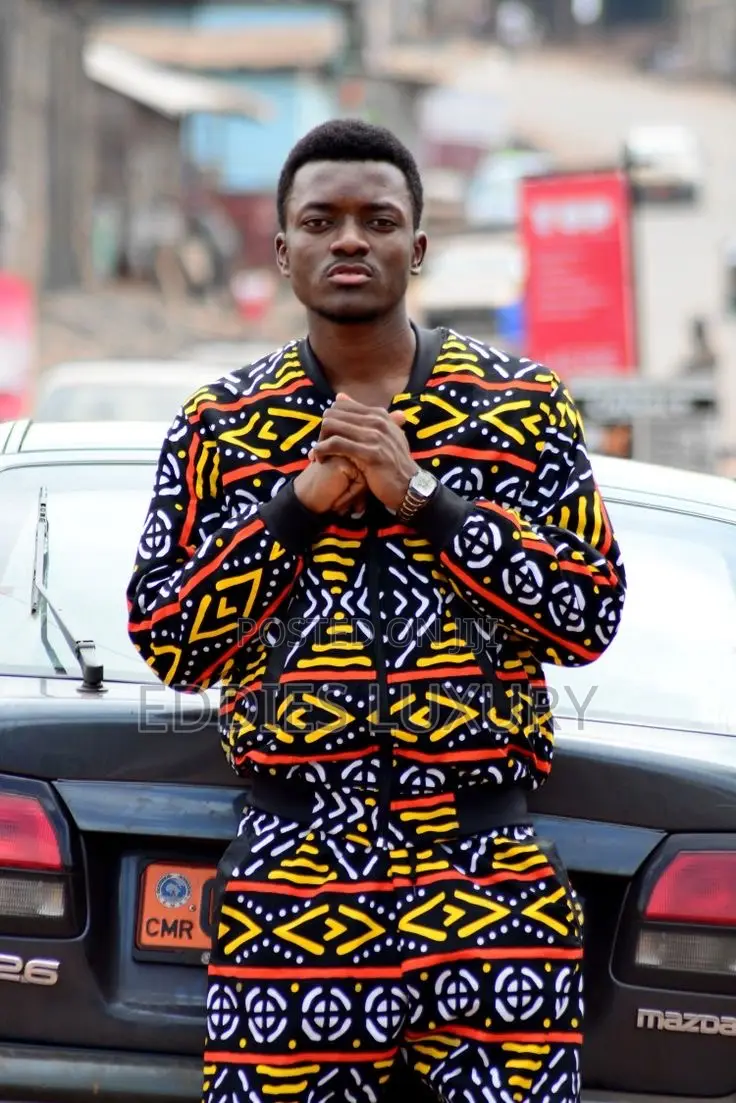 Exceptional Ankara Bomber Jacket
