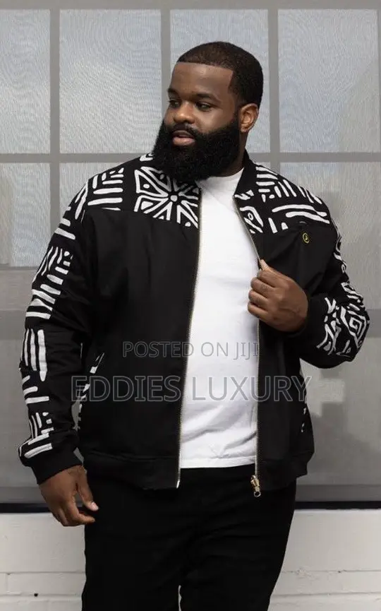 Exquisite African Print Bomber Jacket