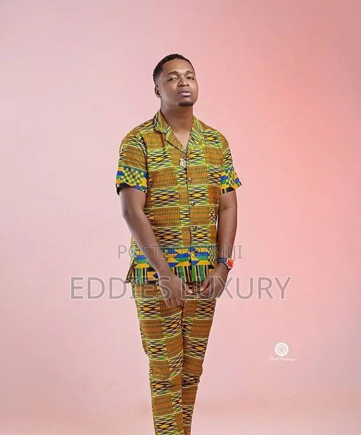 Original African Print Shirt and Down