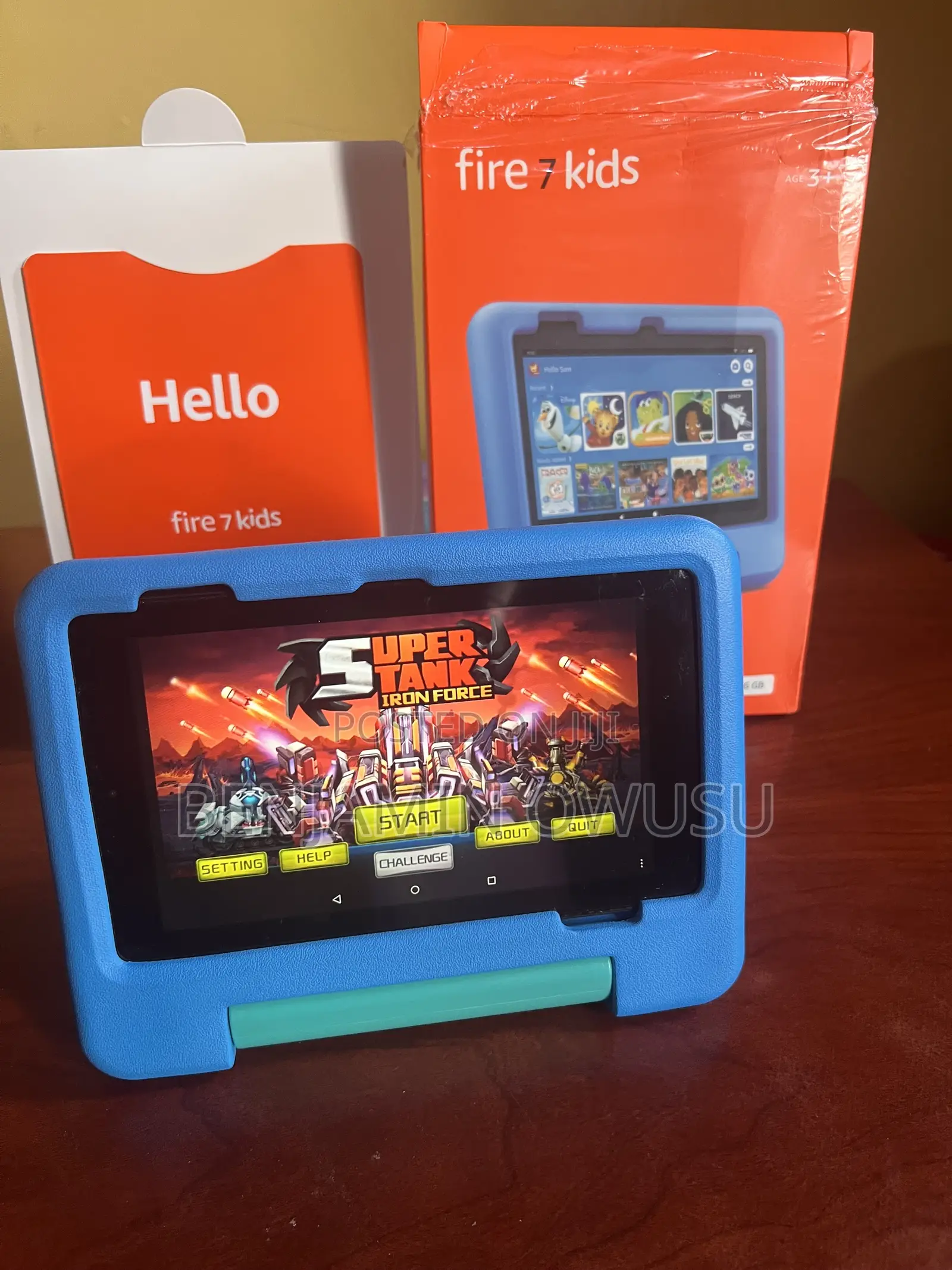 New Amazon Fire 7 (2017) 16 GB Blue
