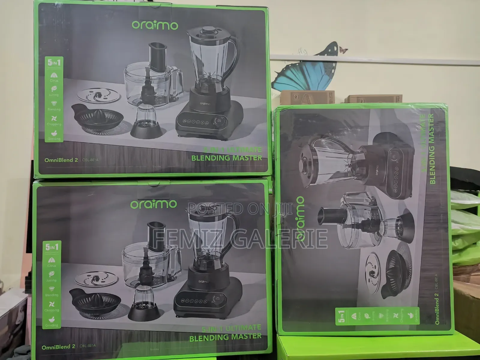 Oraimo Omniblend 2 21000 RPM Speed 5-in-1 Blender