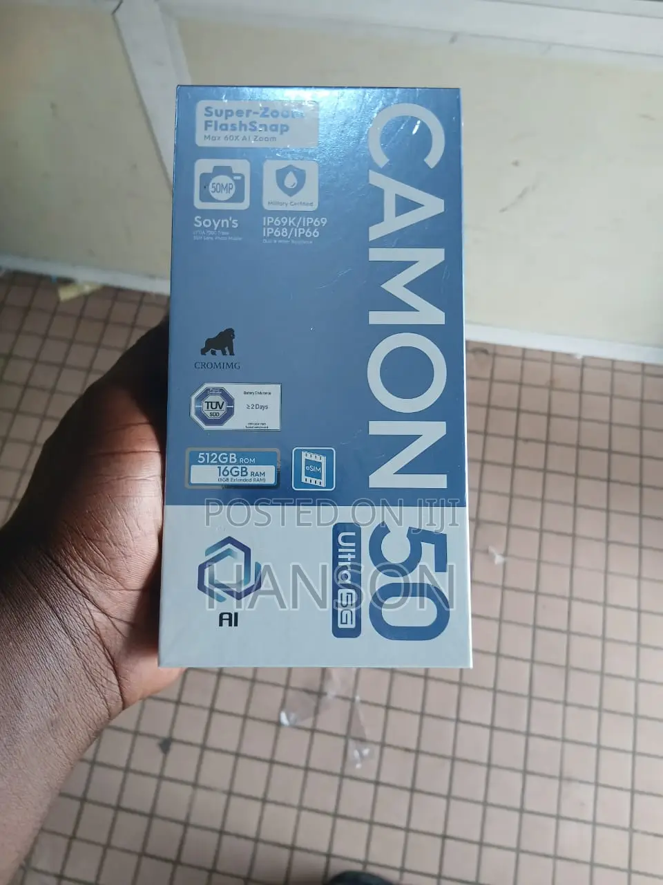 New Tecno Camon 50 Ultra 256 GB Black