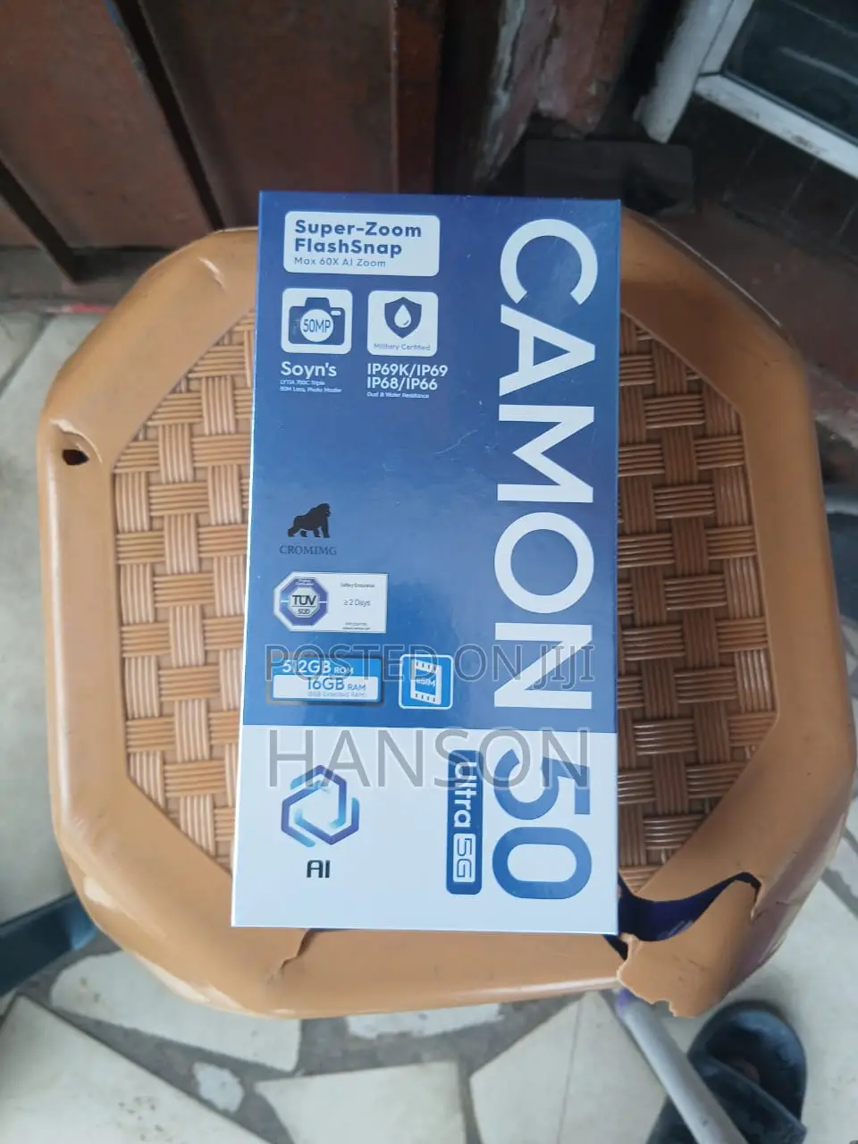 New Tecno Camon 50 Ultra 256 GB Black