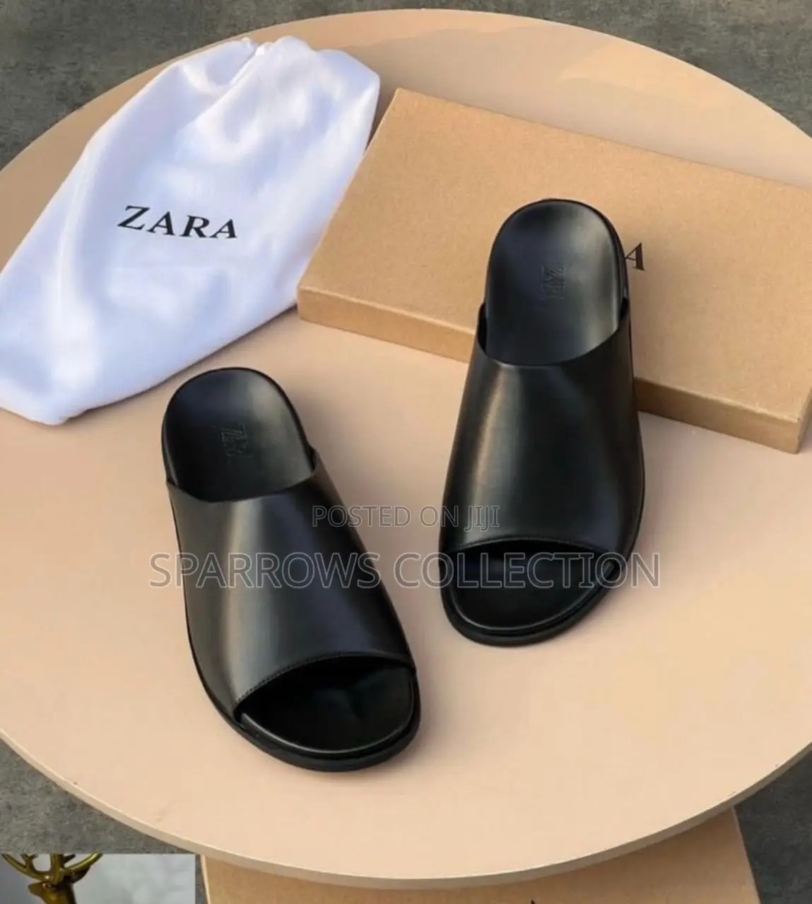 Original Zara Slippers Black