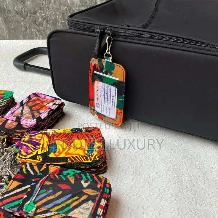 Remarkable African Print Luggage Tags