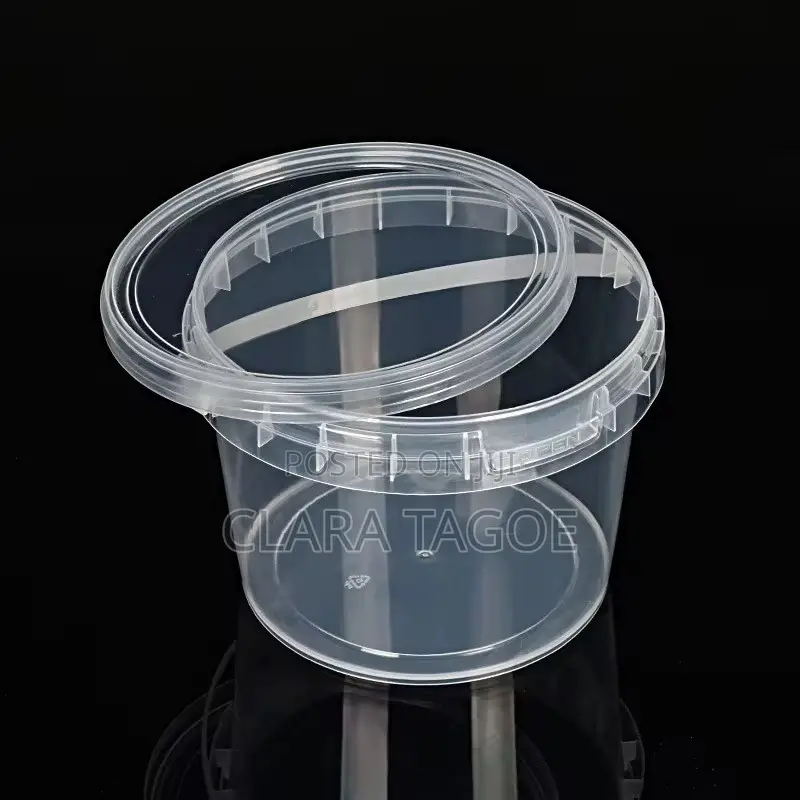 Yoghurt Containers / Peanut Butter, Bucket Containers