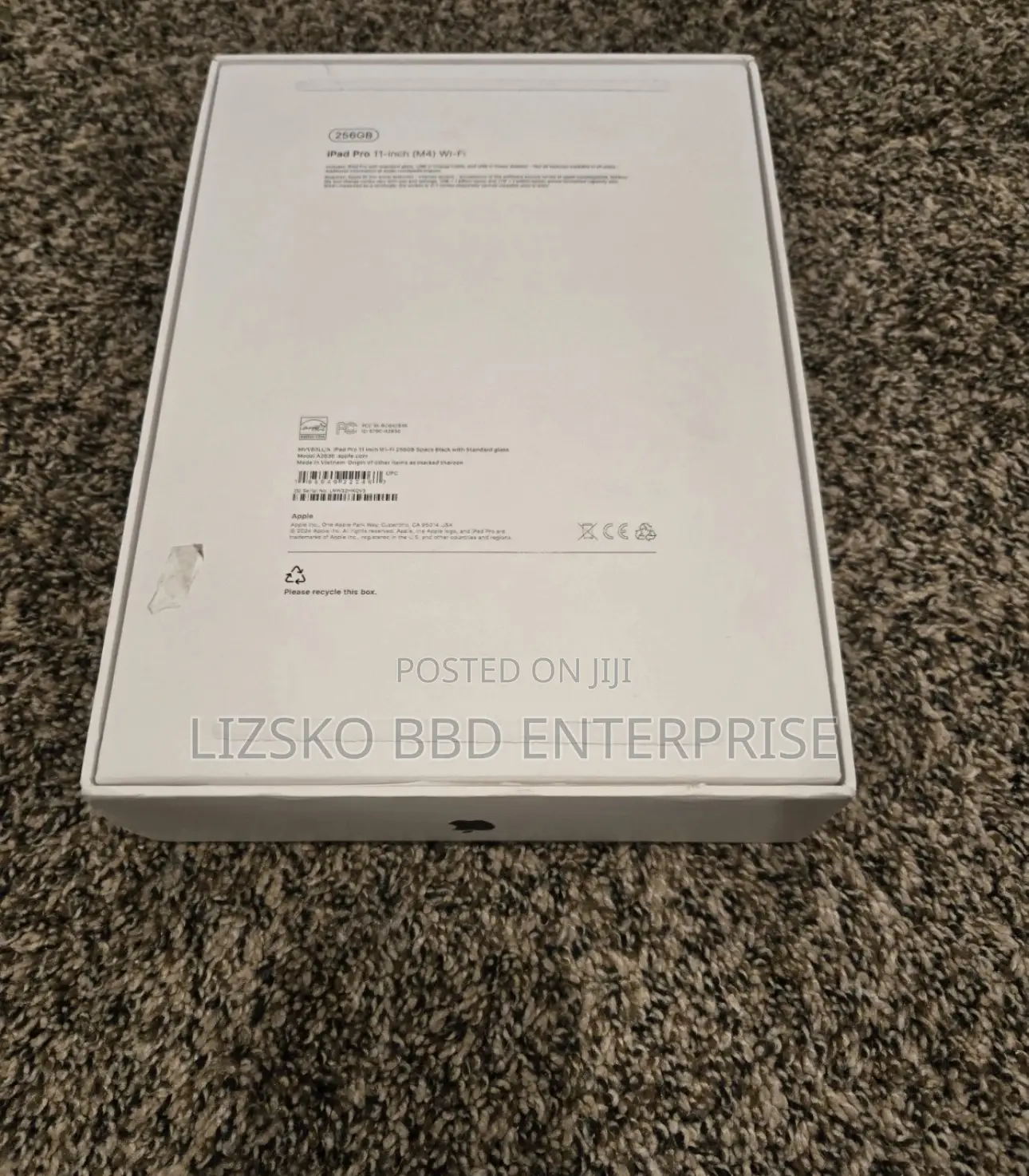 New Apple iPad Pro 256 GB Black