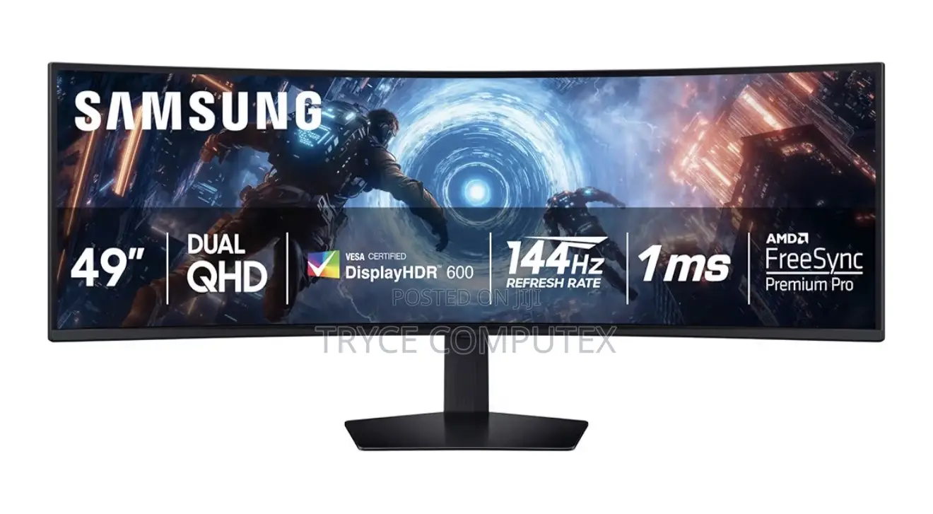 Samsung 49-Inch Odyssey G9 (G91f) Dqhd, 144hz, Curved Gaming Monitor,