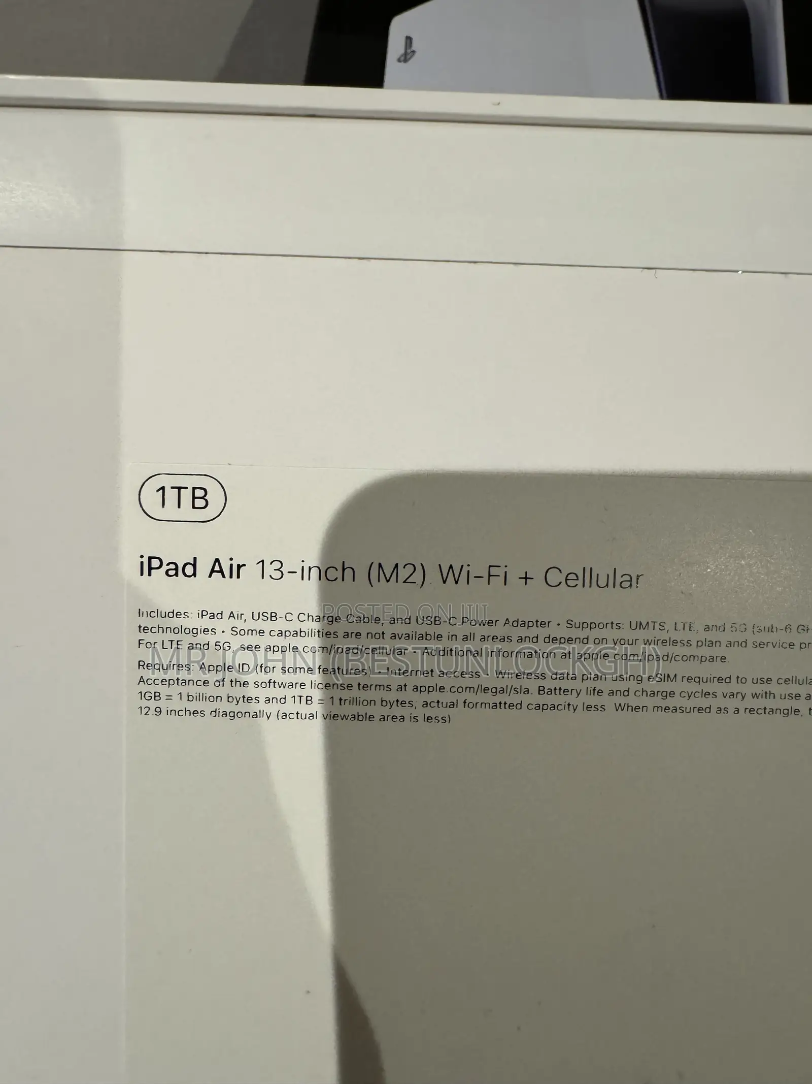New Apple iPad Air 13 (2024) 1 TB Gray