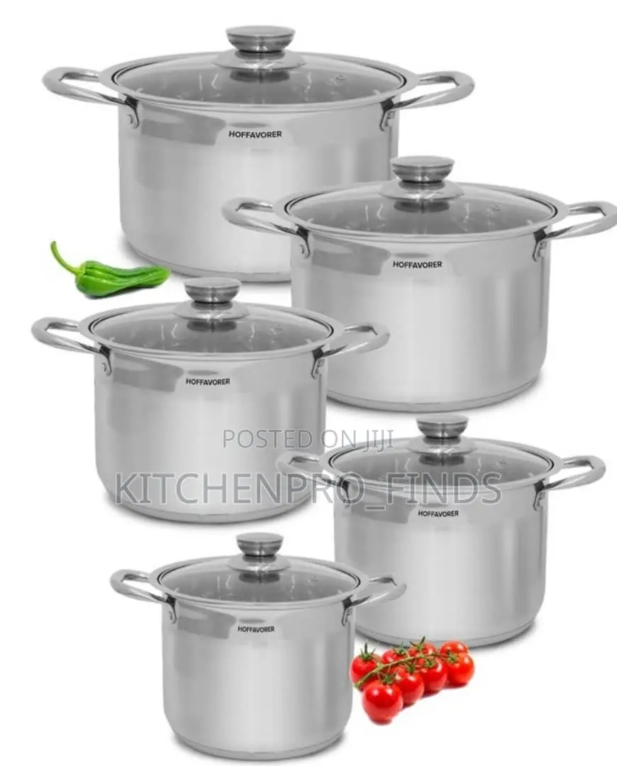Hoffavorer Stainless Cookware (10pcs)