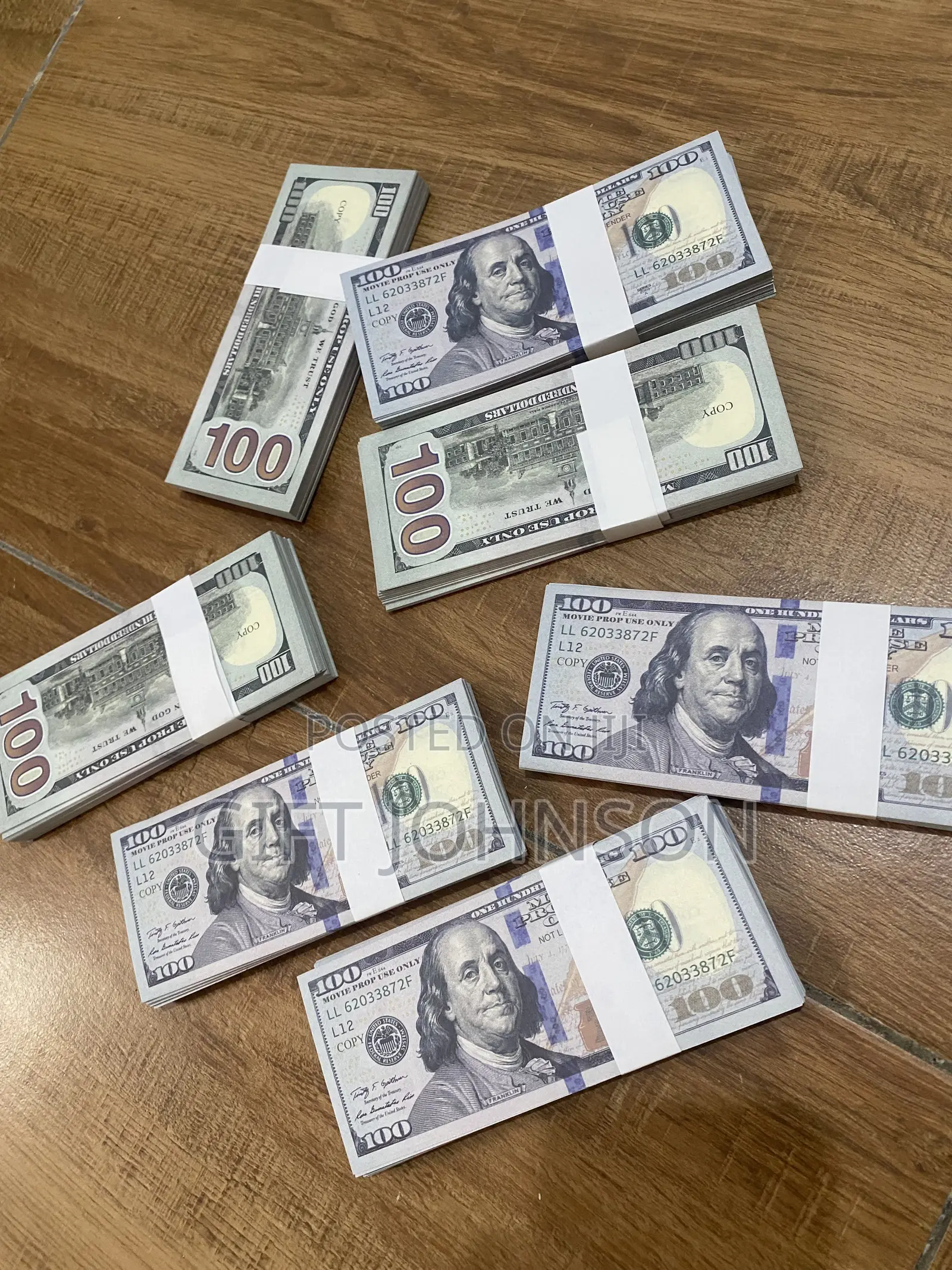 Fake Dollar Props