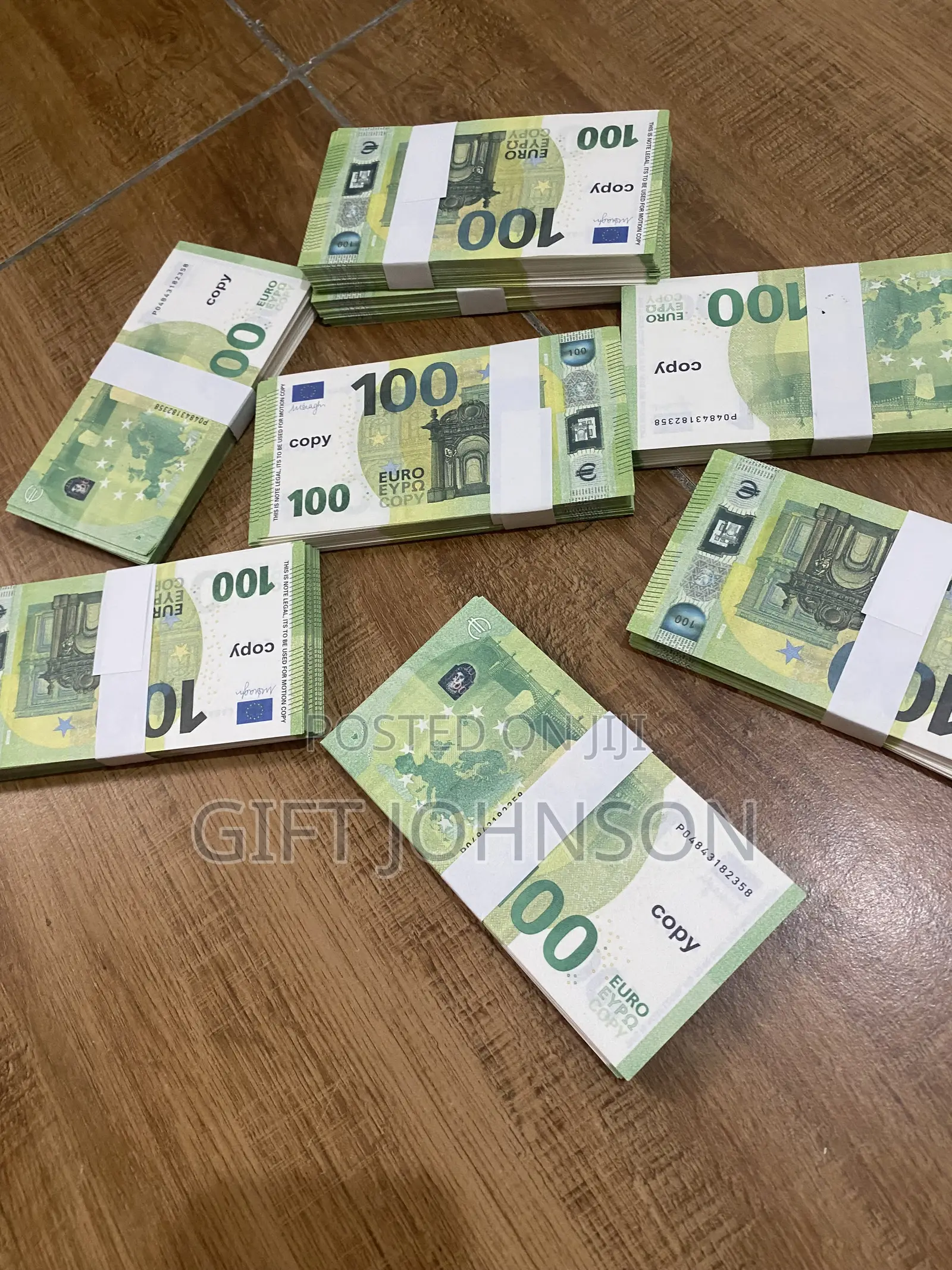 Fake Euro Props Money