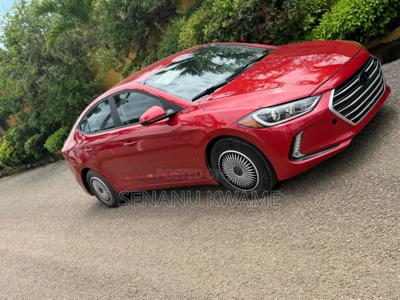 Hyundai Elantra 2017 Red