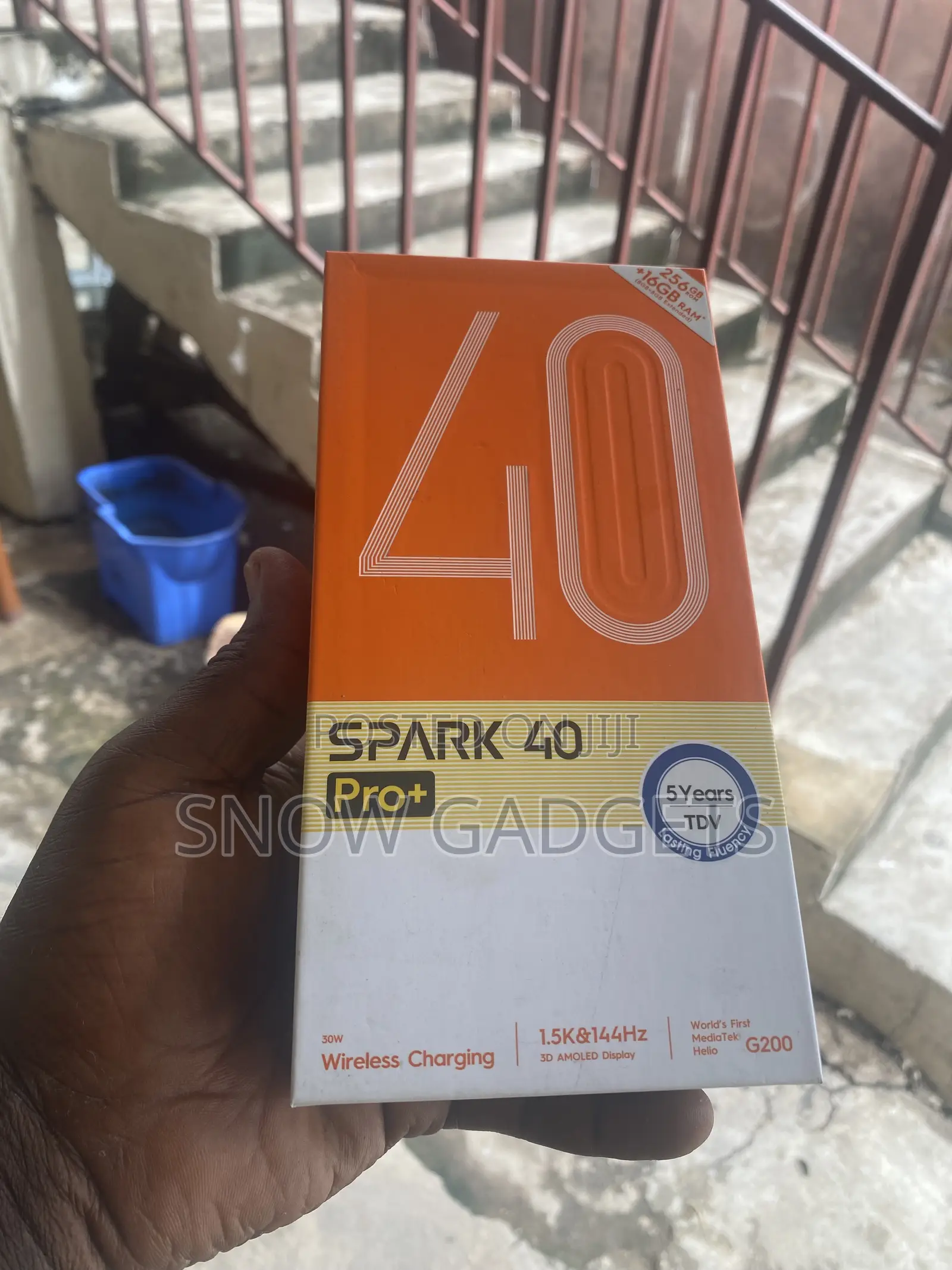 New Tecno Spark 40 Pro+ 256 GB Black