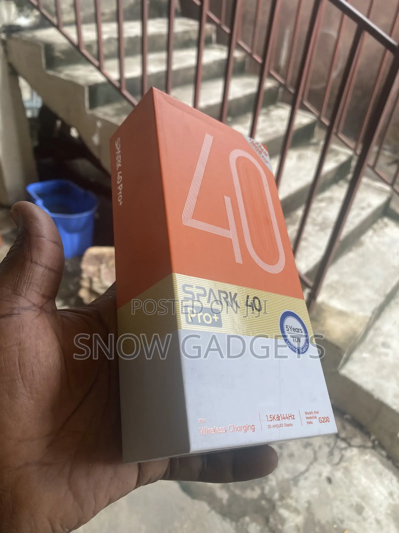 New Tecno Spark 40 Pro+ 256 GB Black