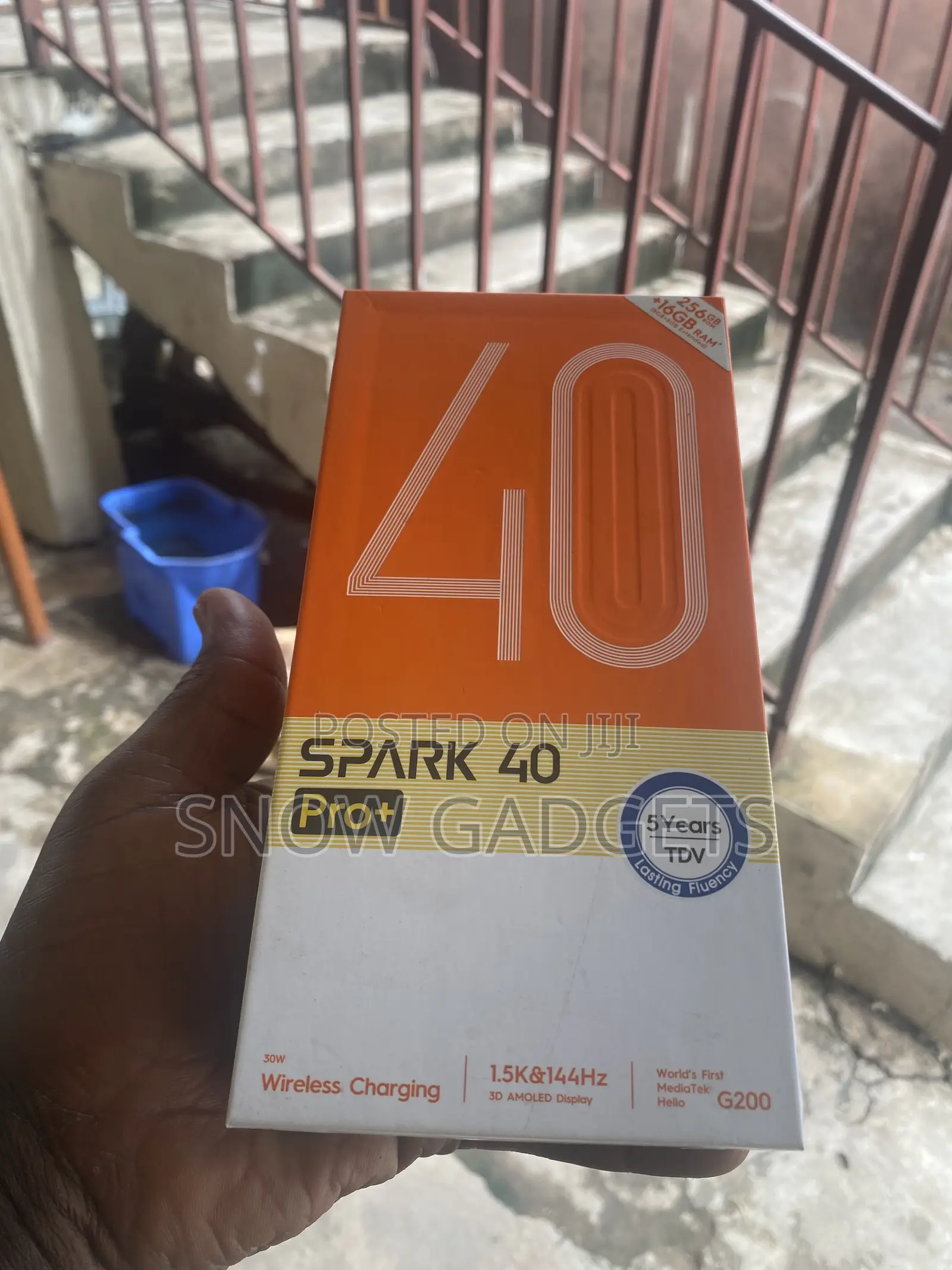 New Tecno Spark 40 Pro+ 256 GB Black