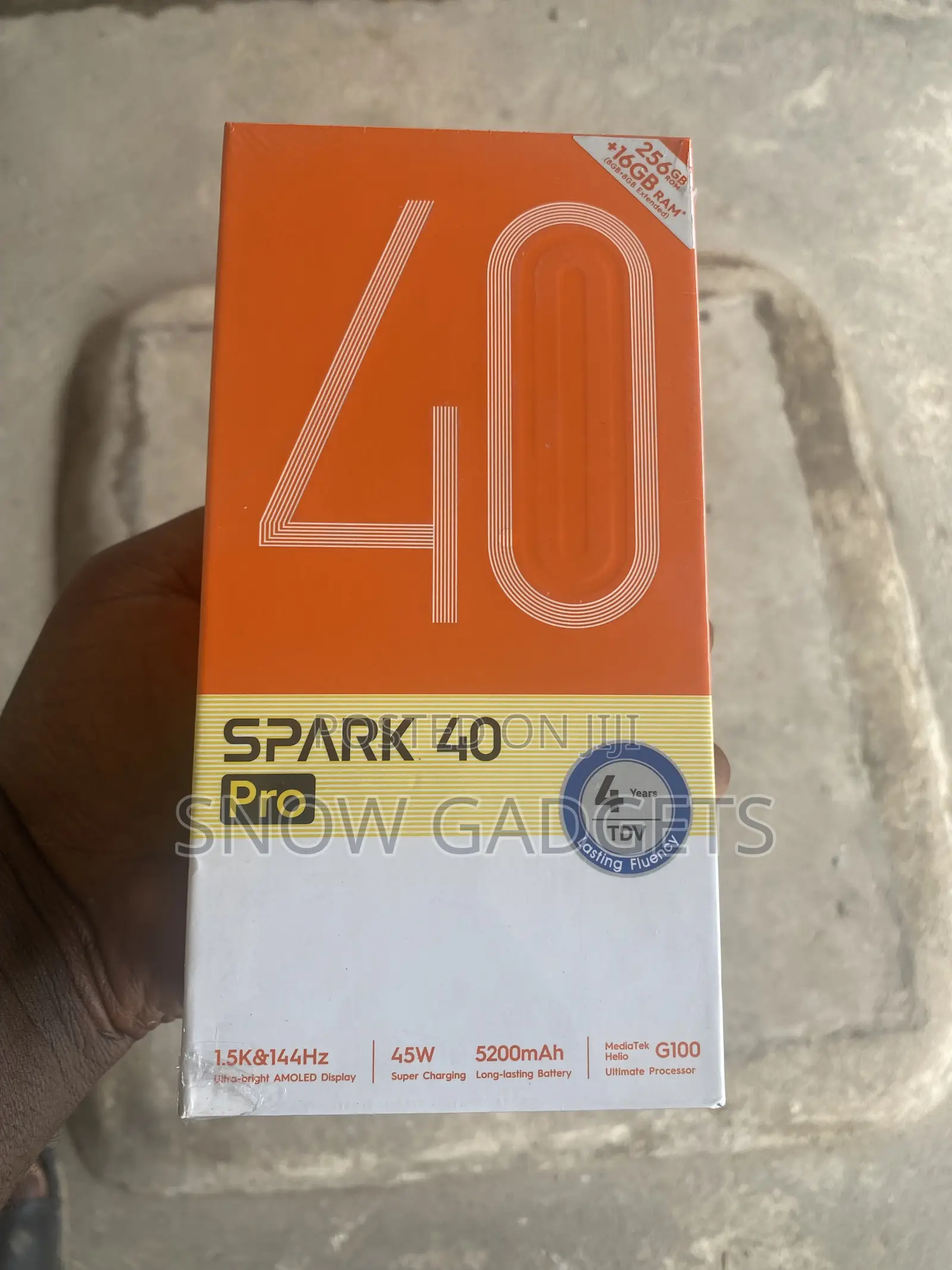 New Tecno Spark 40 Pro 256 GB Blue