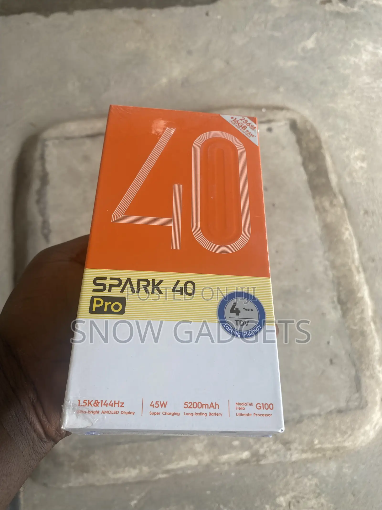 New Tecno Spark 40 Pro 256 GB Blue