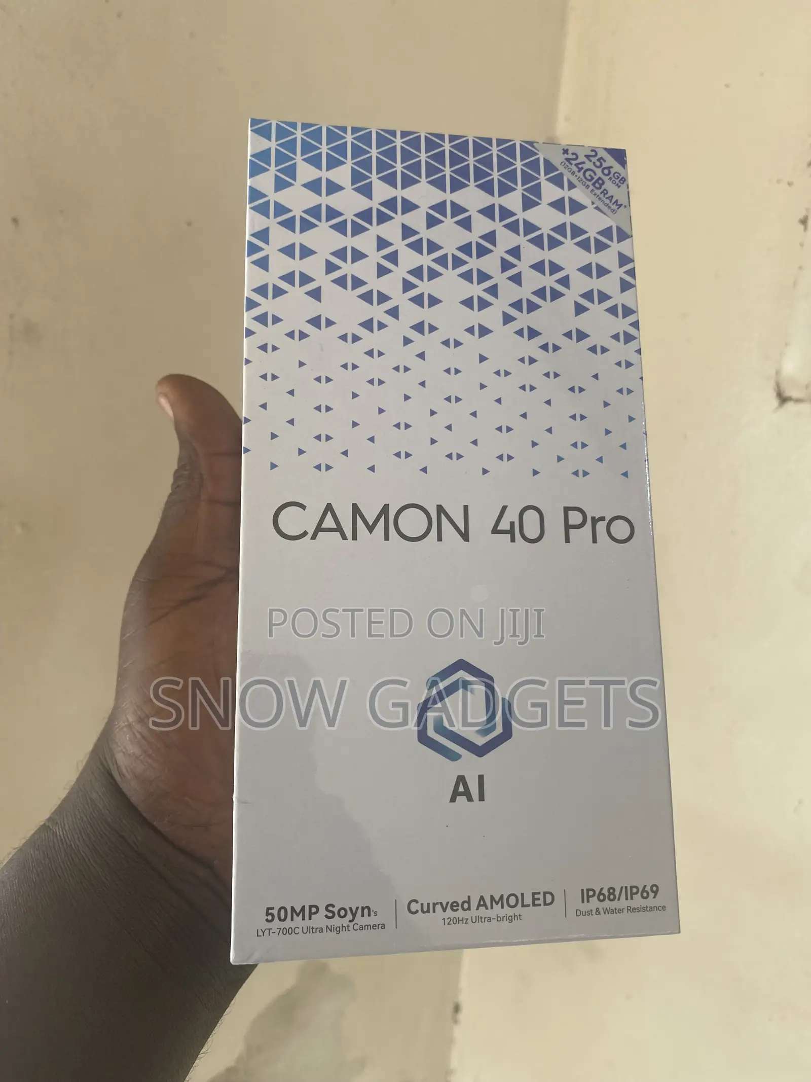 New Tecno Camon 40 Pro 5G 256 GB Black