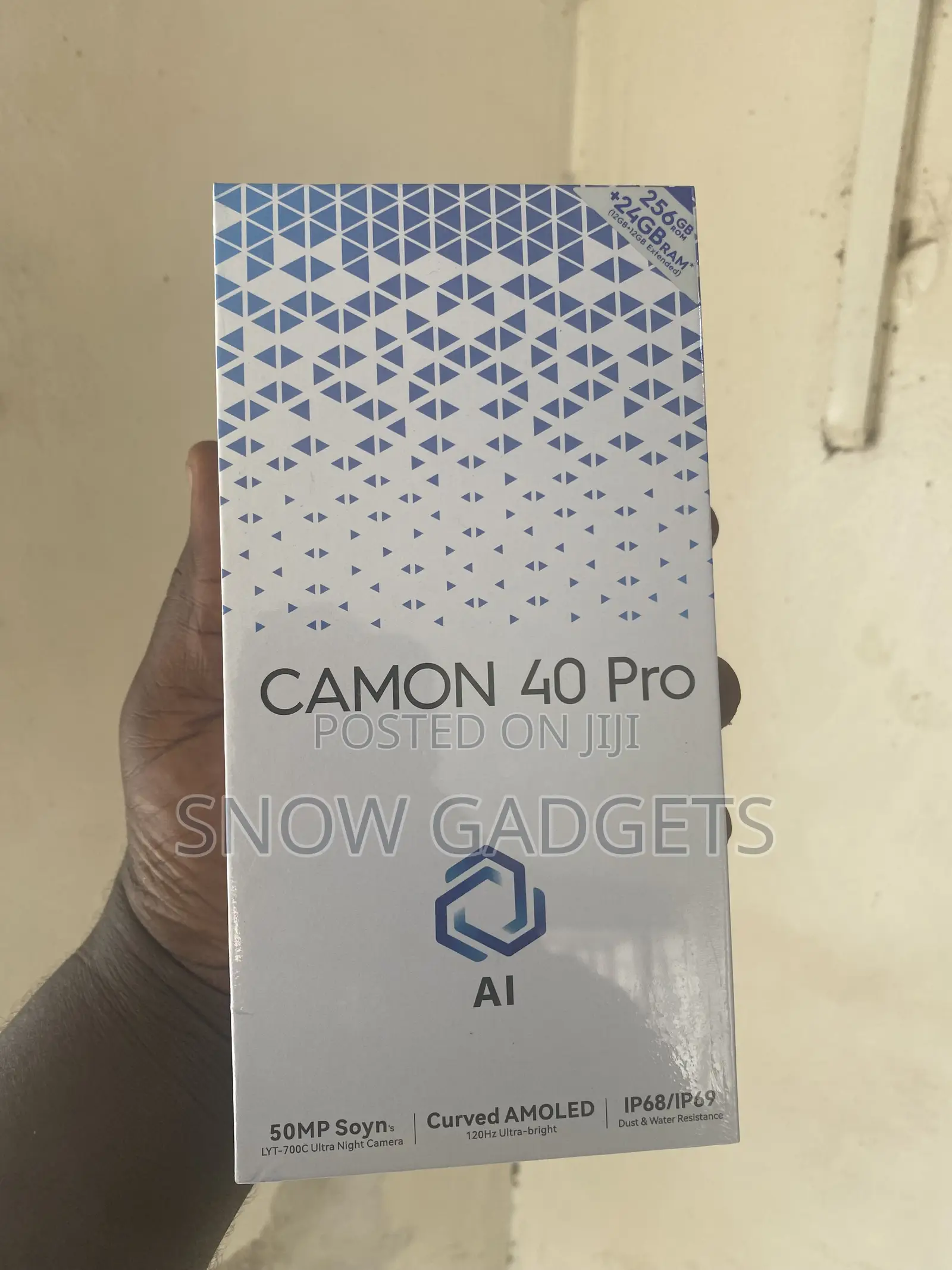 New Tecno Camon 40 Pro 5G 256 GB Black