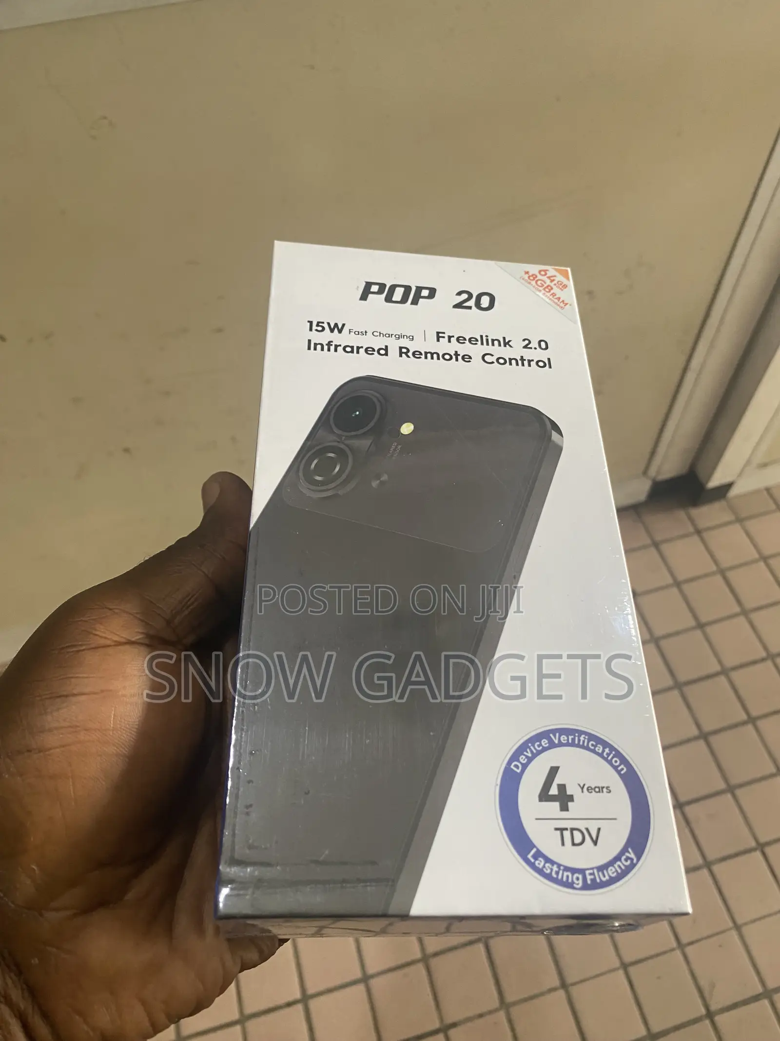 New Tecno Pop 20 64 GB Black