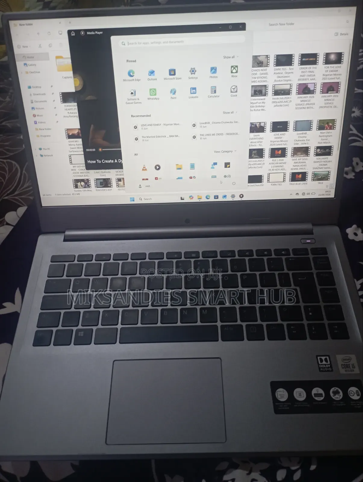 Laptop Medion 12GB Intel Core i5 SSD 256GB