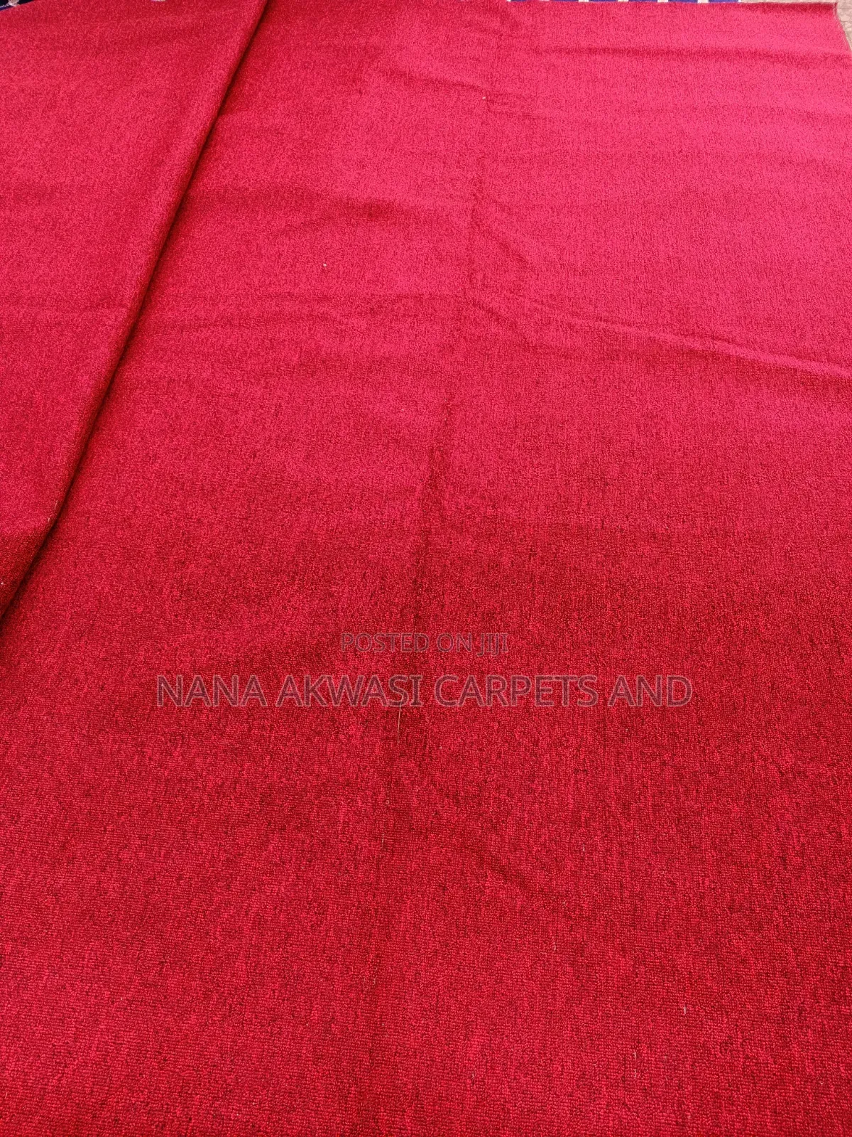 Plain Red Industrial Carpet for Churches