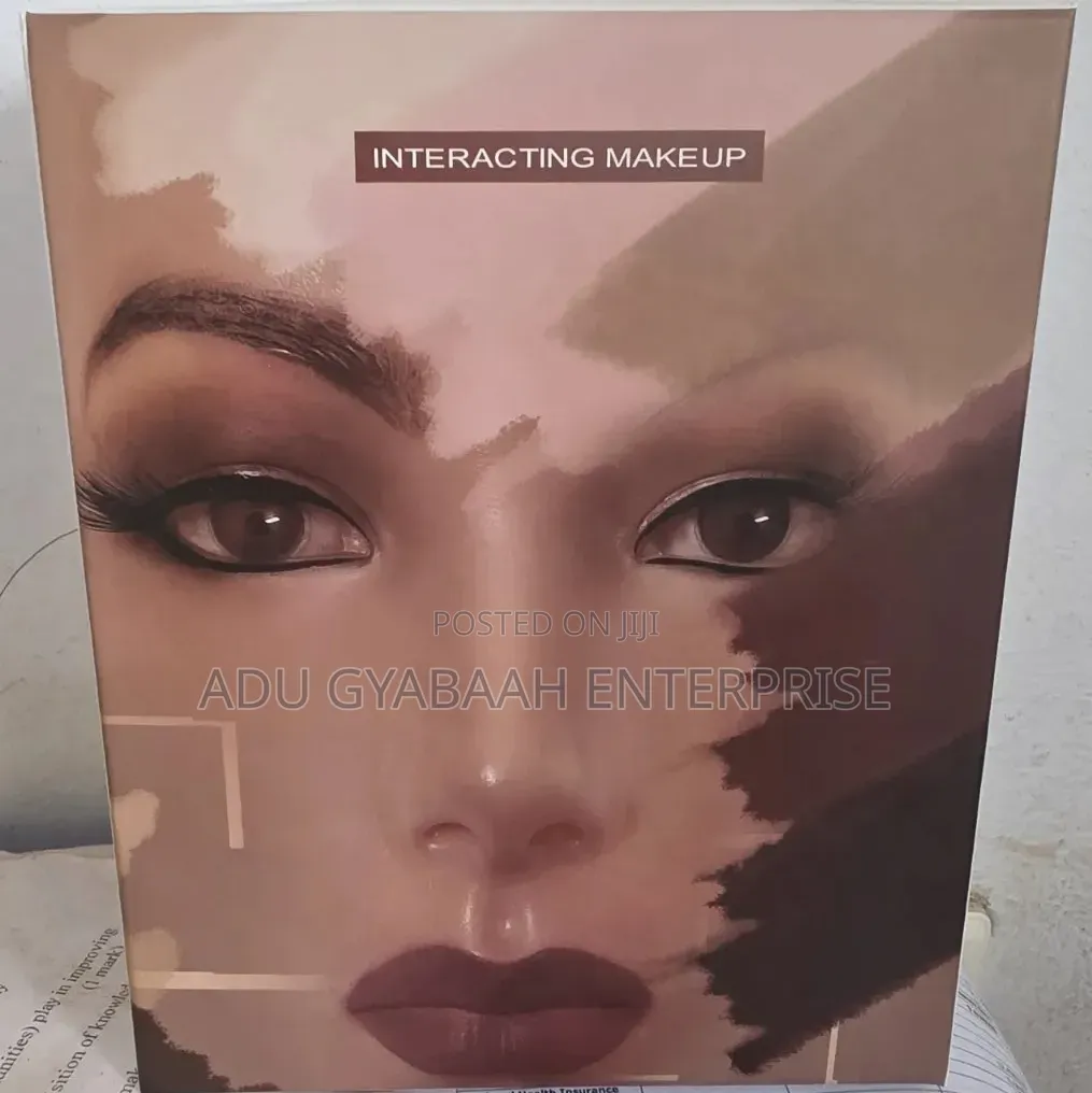 5d Silicone Make-up Practice Face + Make-up Remover, Cleaning Oil