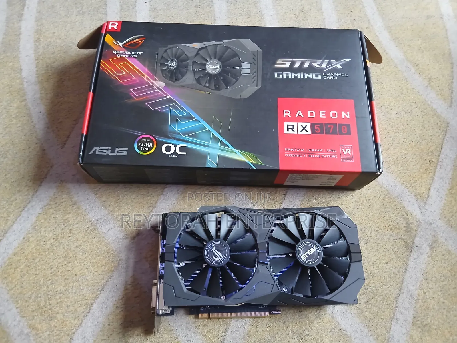 Asus Rog Strix Radeon Rx 570 Oc 4gb Gddr5 Graphics Card