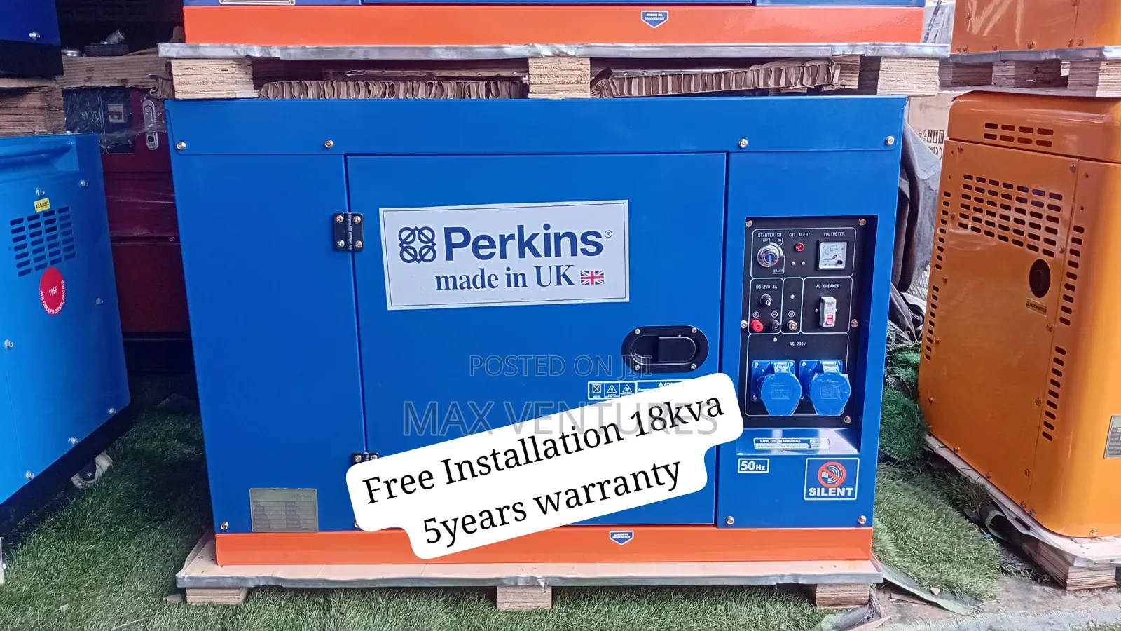 Perkins 18kva Soundproof Generator – Low Fuel Consumption 18kva