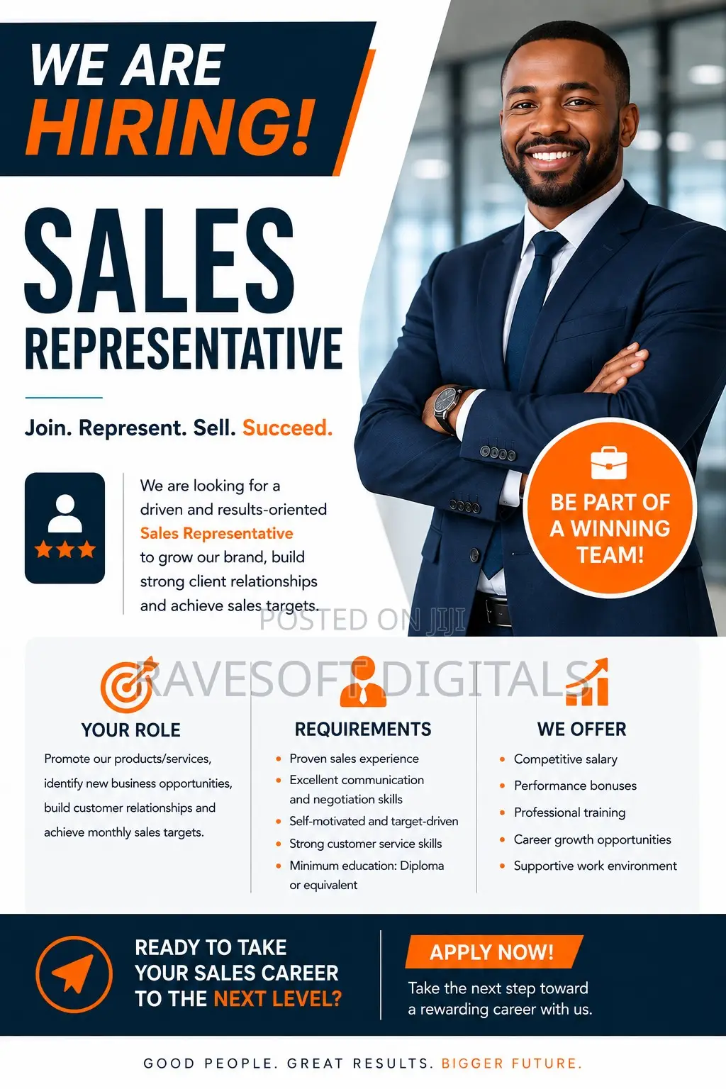 Sales Representative Job Vacancy