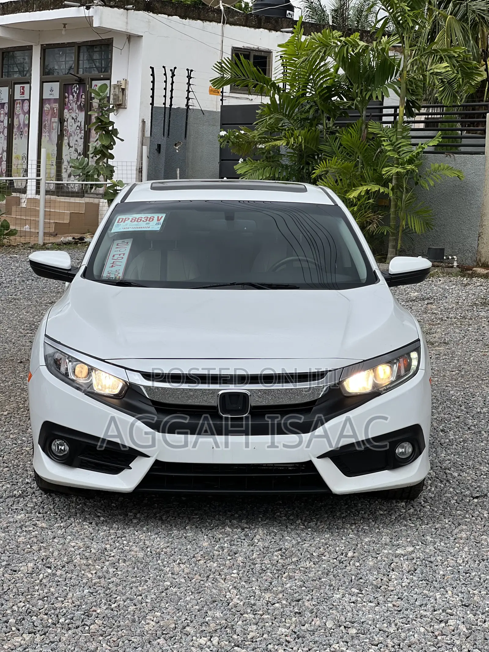 Honda Civic EX-L 4dr Sedan (1.5L 4cyl) 2016 White
