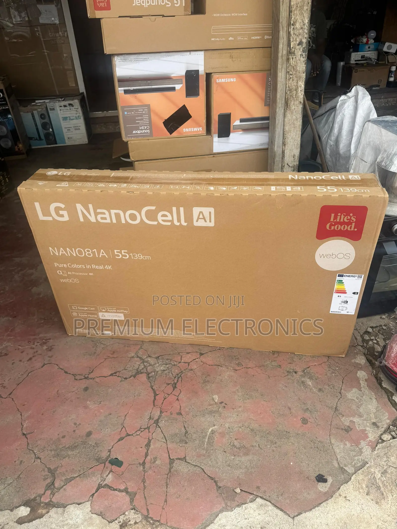 Lg 55" Webos Ai Nanocell Ai Nano81 Smart Tv 2025 Ai Magic Remote