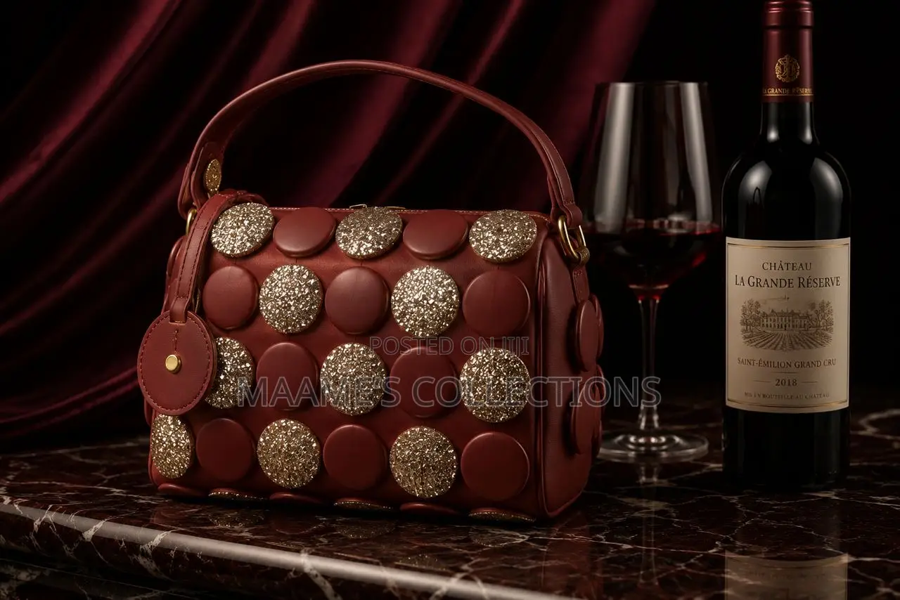 Women’S Luxury Handbags With Mini Fan and a Long Strap