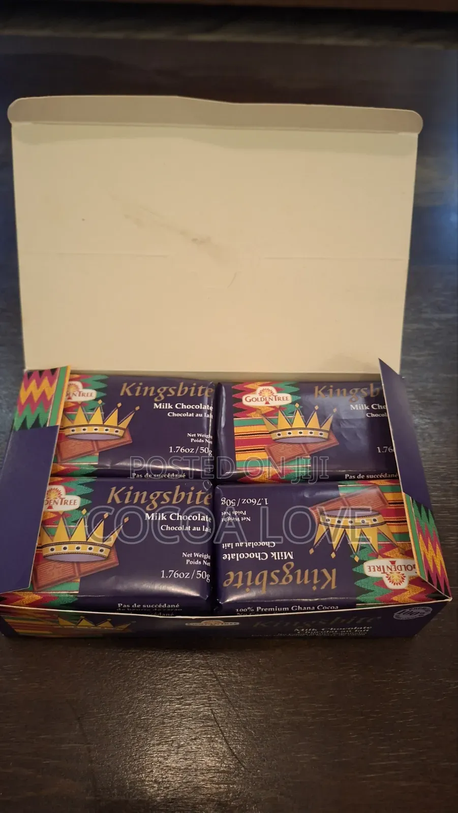 Kingsbite Milk Chocolate Premium 100%
