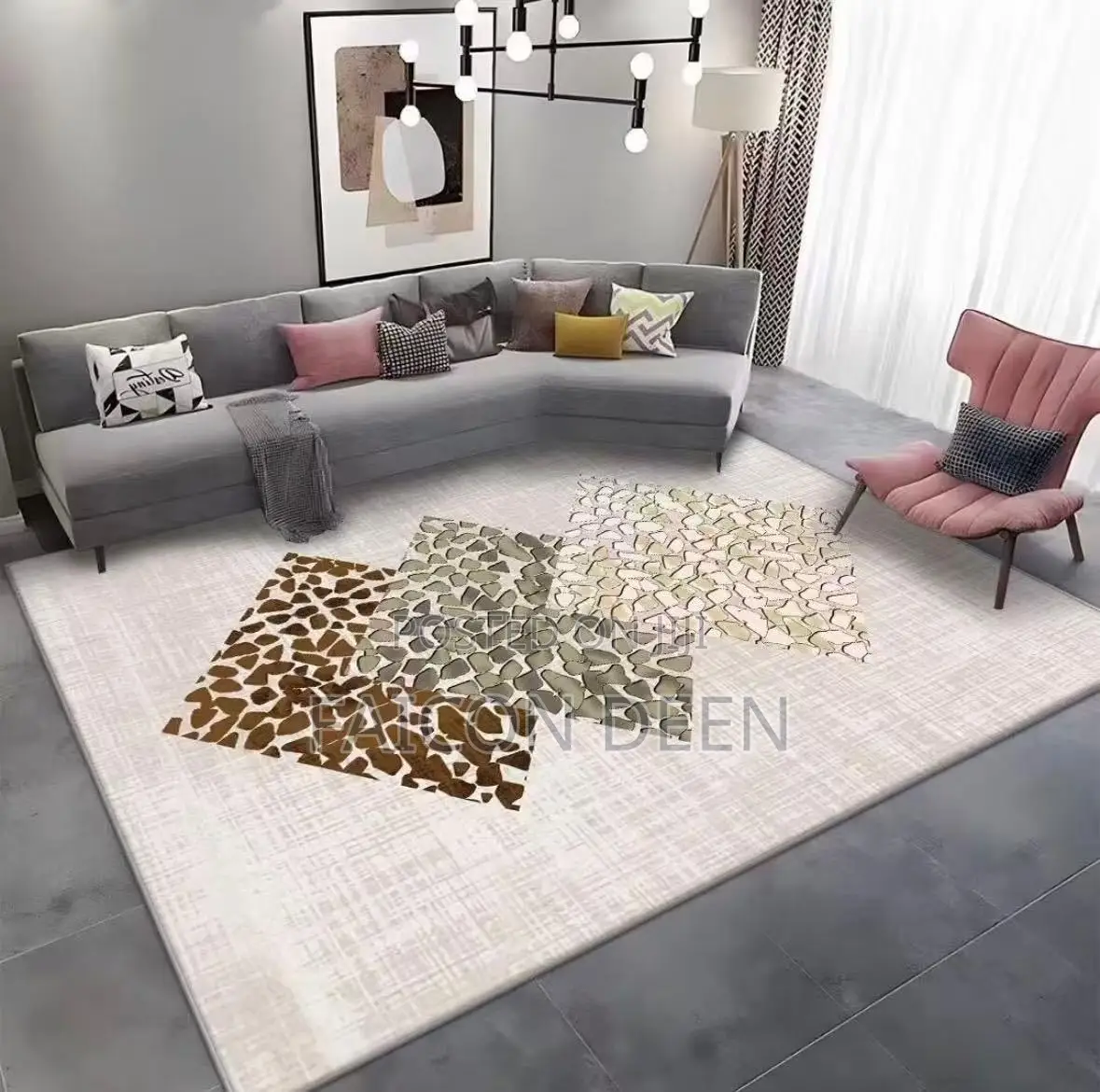 Durable Long Lasting Thick Luxury Hairy Carpets (Big Size 180x270cm$
