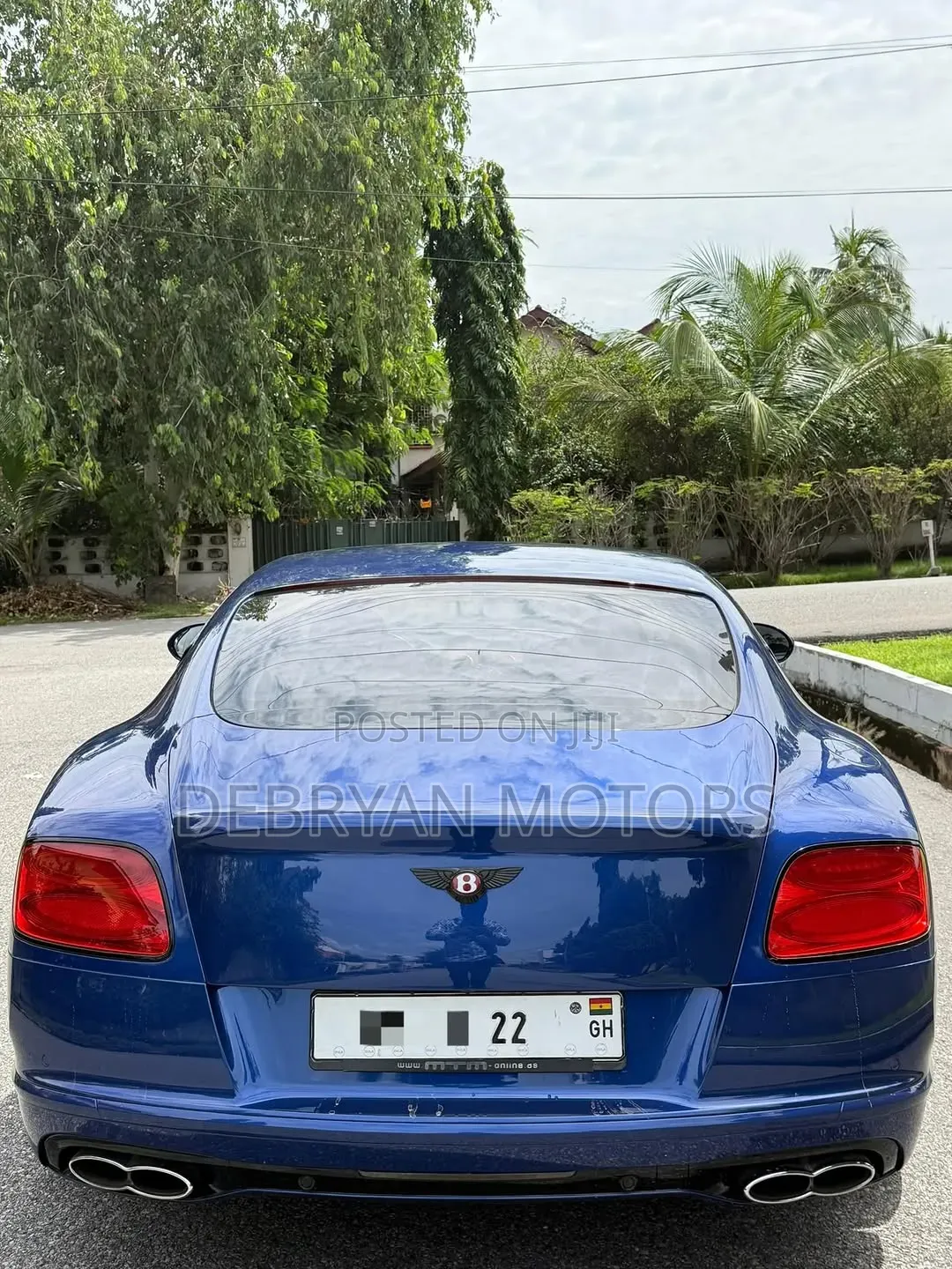 Bentley Continental 2017 Blue