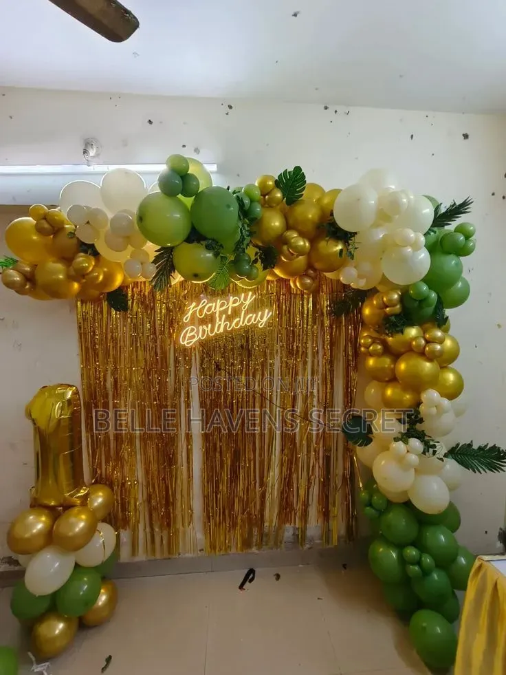 Balloon Backdrop Party