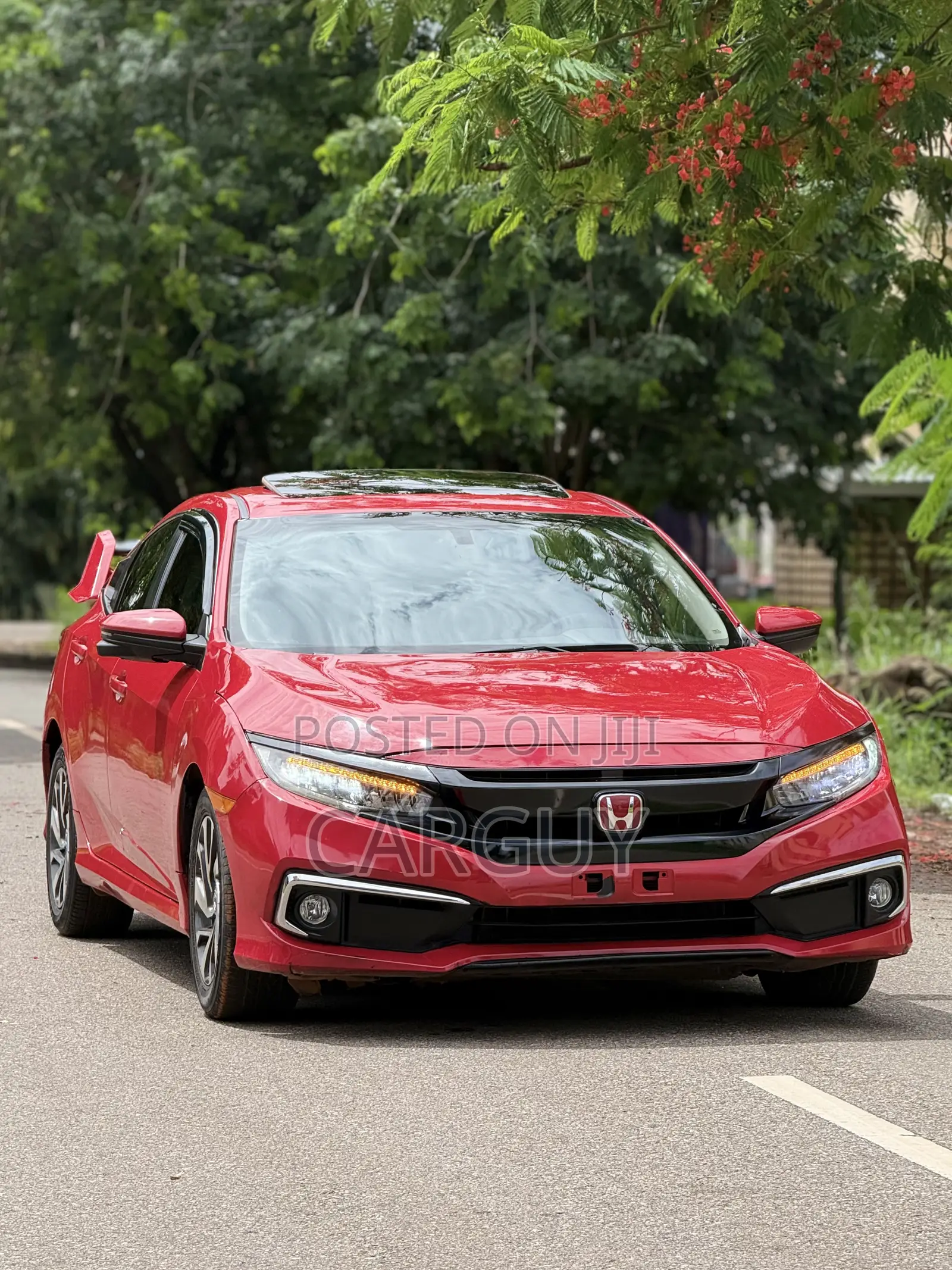 Honda Civic EX Sedan 2018 Red