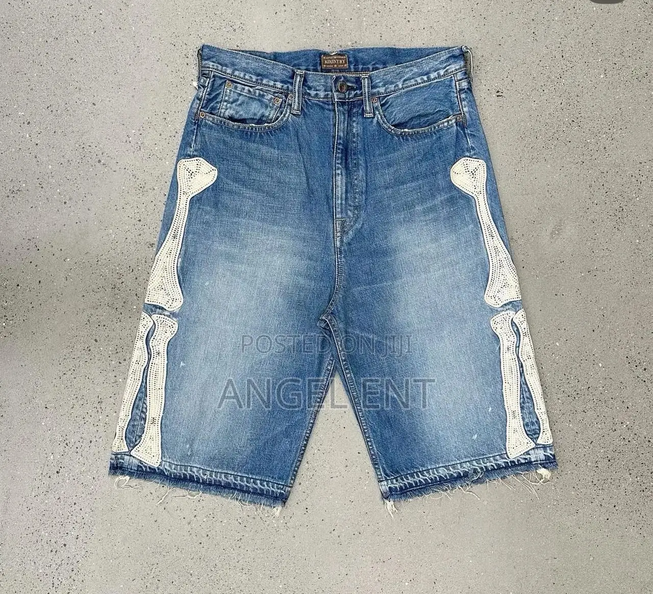 Kapital Denim 5 Pocket Bone Shorts Available (Location: Adum Kumasi)
