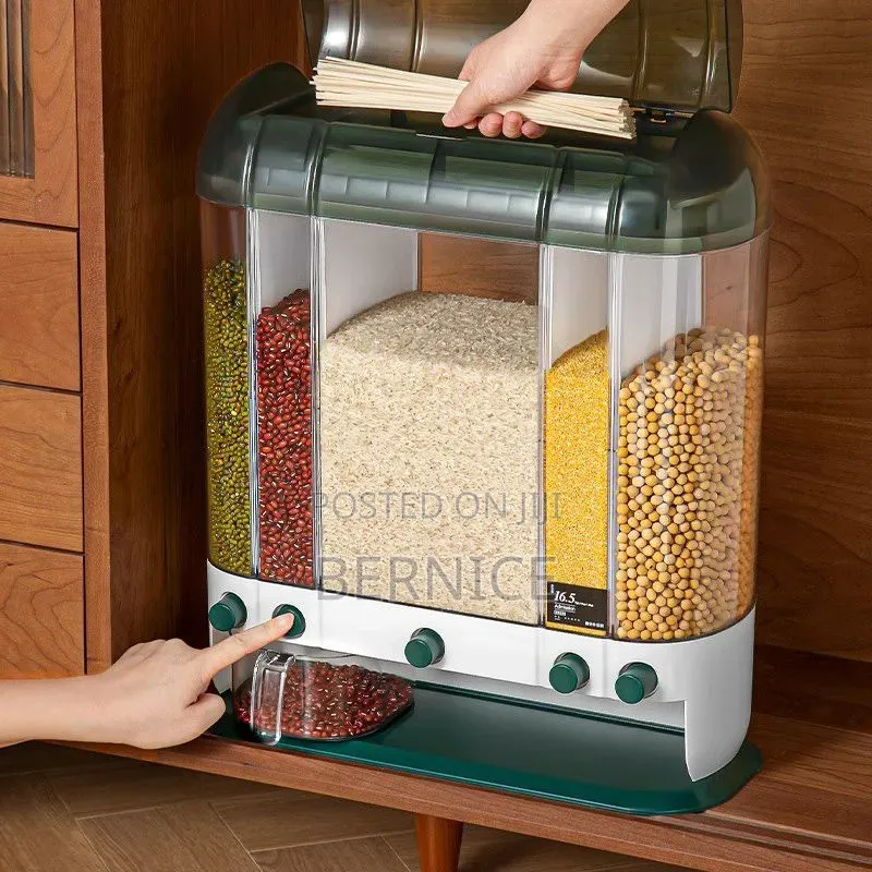 5-compartment Grain Storage Dispenser