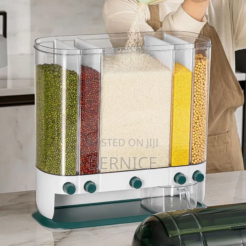 5-compartment Grain Storage Dispenser