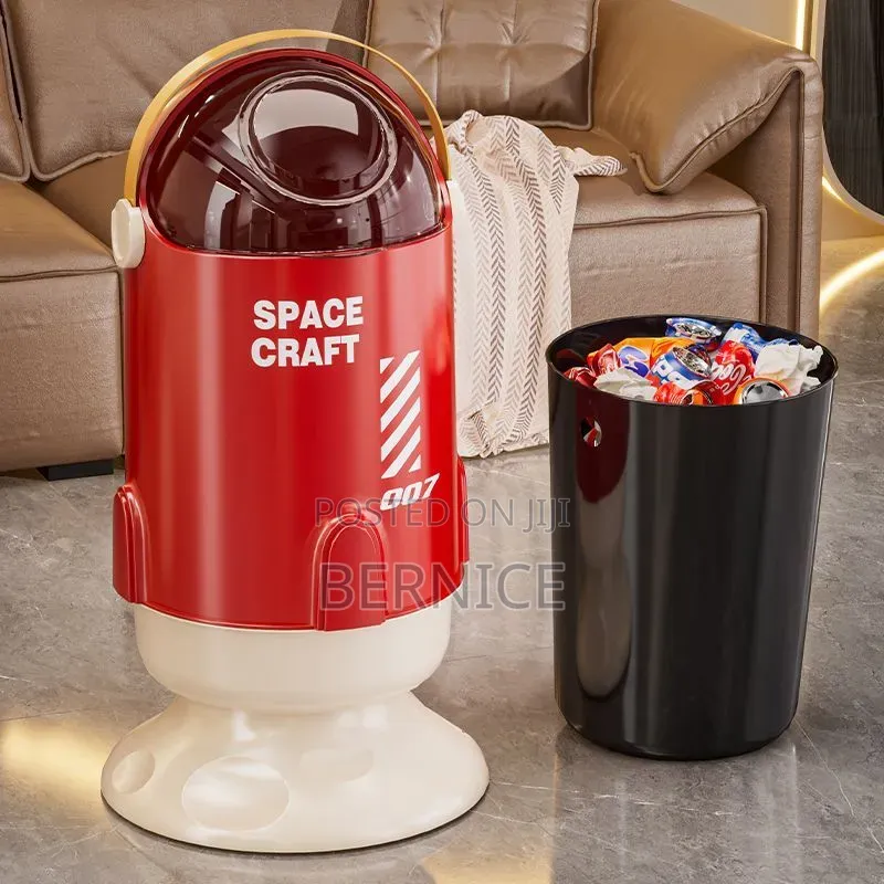 Space Craft Room Dust Bin – Stylish Creative Waste Basket