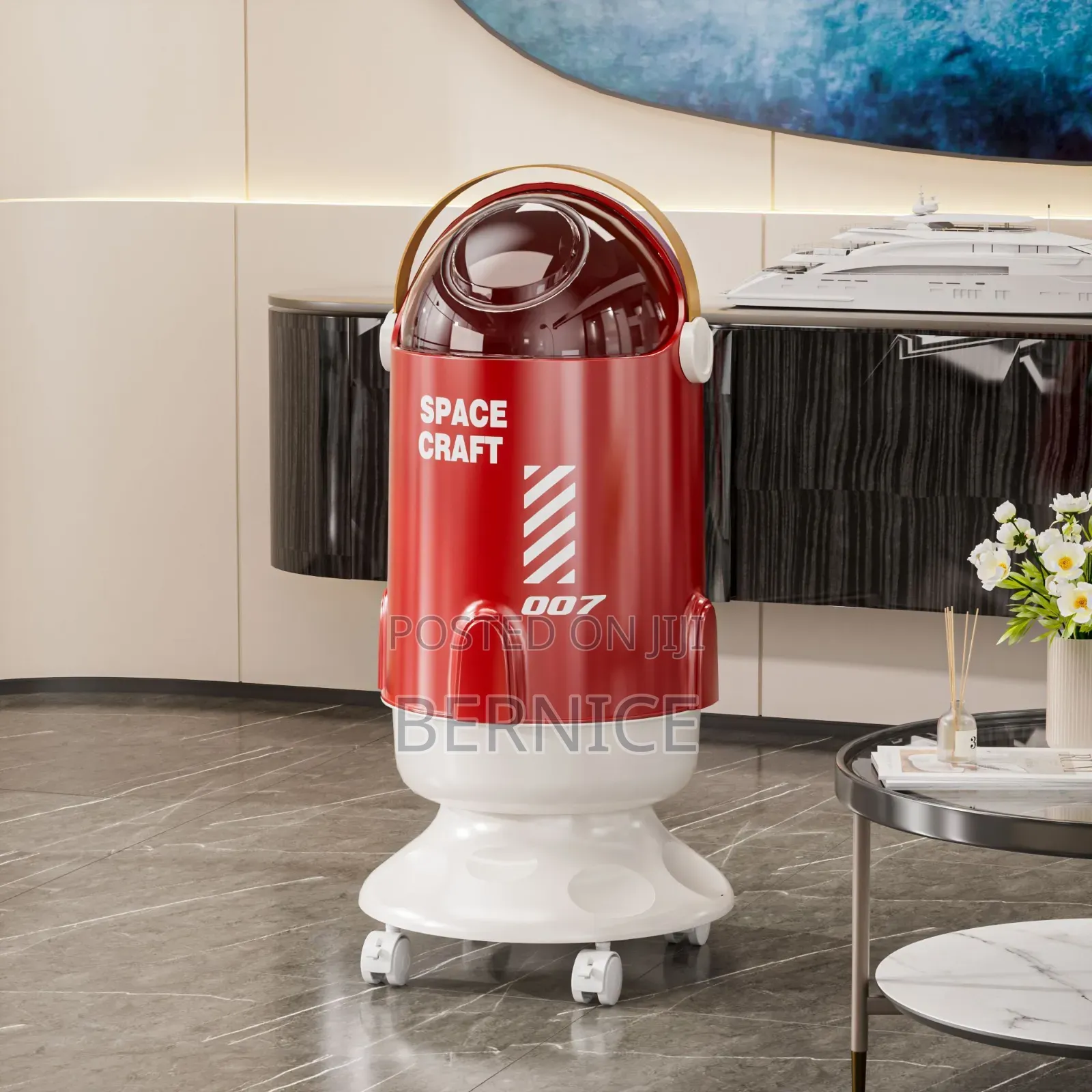 Space Craft Room Dust Bin – Stylish Creative Waste Basket