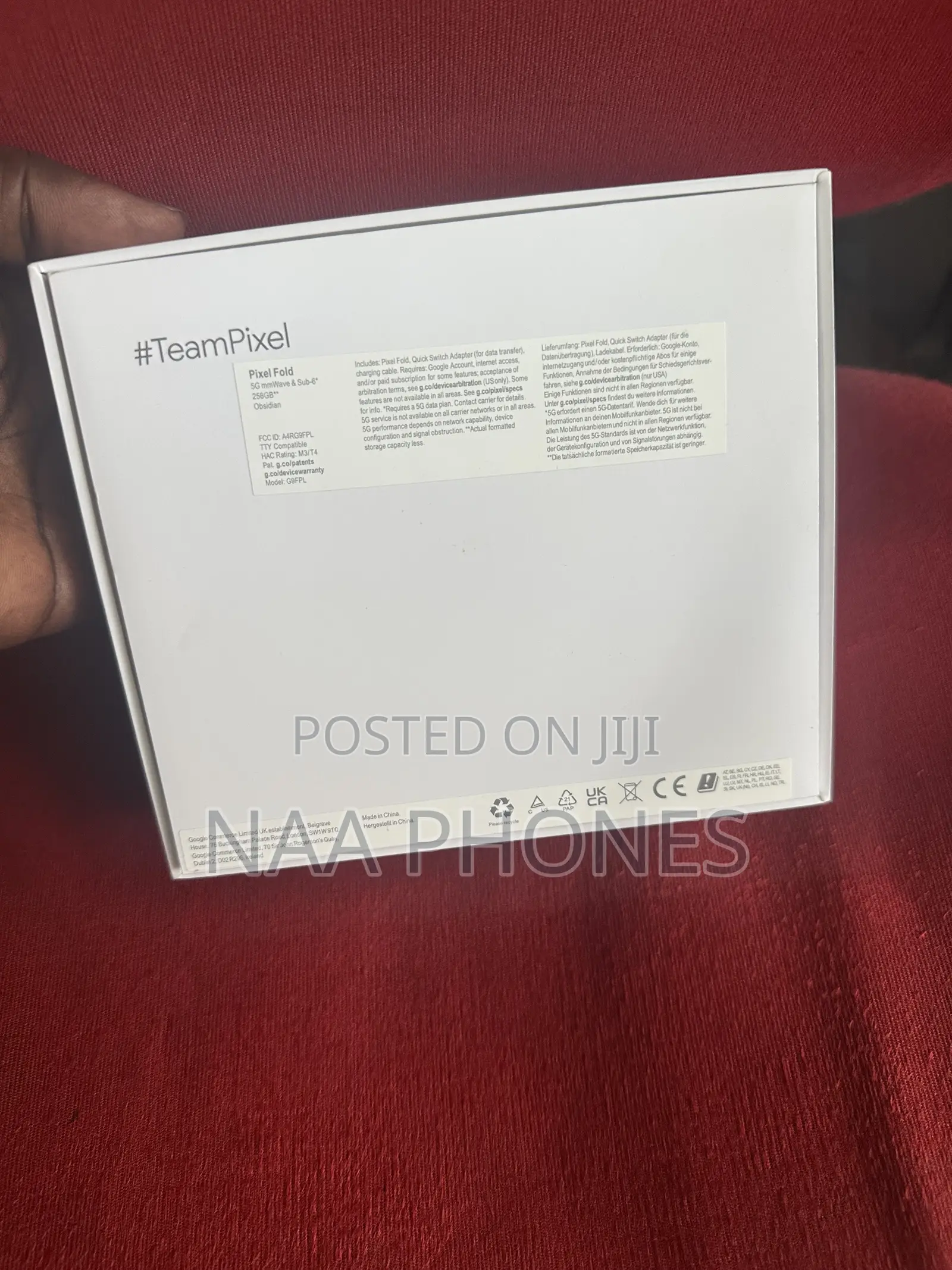 New Google Pixel Fold 256 GB Black