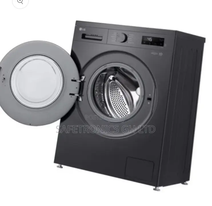 Super Best Lg 8kg Ai DDTM Front Load Washing Machine - Matte Black